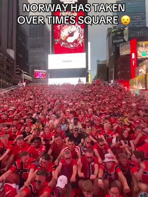 The Viking Row has conquered New York 😦 (🎥:Mr.row.row & halvormberg/ig) #worldcup2026 #norway #fifaworldcup #nyc 