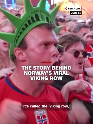 From Times Square to the waters around Manhattan, Norway fans have taken their "viking row" across World Cup host cities. Here's the story behind the viral tradition and the man known as "Mr. Row Row" who helped popularize it.