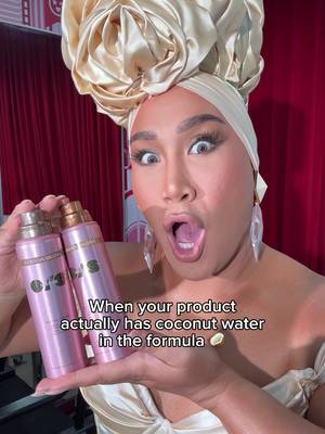 Fun fact: #coconutwater is actually one of the key ingredients for #OTDBronze 🥥 @ONE SIZE BEAUTY #settingspray #onesizebeauty #newproduct 