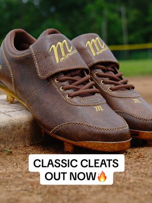 CLASSIC CLEATS | AVAILABLE NOW  The Classic Metal cleat is the kind of limited release that looks just as right in a display case as it does on the field. Built for the record chasers and game-changers who live for the sprint, the Classic Metal cleat in premium leather is engineered to be one of the lightest cleats on the market without compromising fit.  Inspired by baseball’s early days, this limited cleat blends classic attitude with modern speed. #baseball ##MLB##cleats##throwback##classic