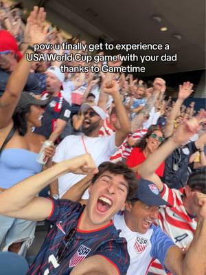 Safe to say, he enjoyed it @Gametime #worldcup #worldcup2026 #dad #gametimeapp #ad 