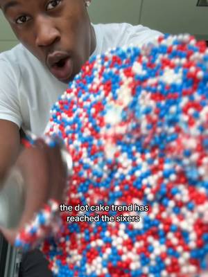 VJ dot cake asmr >>> #dotcake #sixers #vjedgecombe #asmr #dotcakes 