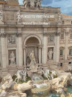 Don’t get me wrong, I love the Trevi Fountain and I think it’s absolutely worth visiting. But Rome has so much more to offer beyond its most famous landmarks. Here are 10 places that deserve a spot on your Rome itinerary. 📍 Appartamenti Segreti Doria Pamphilj One of the most beautiful interiors in Rome. Keep in mind this requires a separate ticket from the gallery and currently costs €6. 📍 Galleria Doria Pamphilj One of the most beautiful art galleries in Rome and a must for anyone who loves historic palaces and impressive collections. 📍 Castel Sant’Angelo + Ponte Sant’Angelo A Rome classic that combines history, architecture, and some of the best views in the city. 📍 Basilica di Sant’Ignazio di Loyola Famous for its optical illusion ceiling and mirror viewpoint, but worth visiting even if you don’t queue for the photo. 📍 Chiostro del Bramante Home to one of the most beautiful interactive exhibitions I’ve visited in Rome. Don’t miss the café overlooking the courtyard. 📍 Rooftop Lounge Trevi A great alternative if you want to enjoy views of the Trevi Fountain without standing in the crowds. Entrance is €25 and includes a drink. 📍 Palazzo Barberini One of the most underrated museums in Rome, with beautiful staircases, impressive rooms, and a peaceful garden. 📍 OTMV Rooftop One of the best rooftop views of Altare della Patria and central Rome. 📍 Palazzo Altemps An underrated palace filled with sculptures, elegant rooms, and far fewer visitors than many of Rome’s famous museums. 📍 Spanish Steps Still one of the most beautiful places in Rome, especially early in the morning or around sunset. Whether you’re visiting Rome for a weekend or planning a longer Italy trip, save this Rome travel guide for later 🇮🇹 Content made and owned by @sparklingescapes.