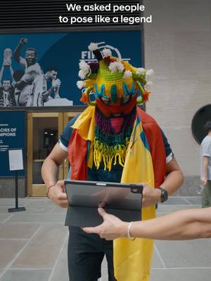Pose like a legend. Dream like the next one.  Can you guess each football legend’s pose?  #Hyundai #NextStartsNow #FIFAMuseum