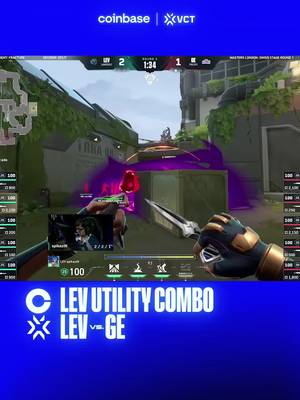 @Coinbase presents: Money Moves! @LEVIATAN VALORANT coordinated a devastating utility combo at #VALORANTMasters London, launching a Guided Salvo set play, stunning Global Esports to secure the round. 