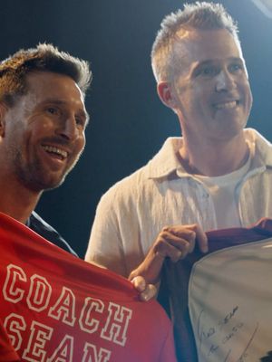 Shared passion brought Sean to the GOAT. And now, Brex Mastercard cardholders can enter for a chance to win a piece of history. 🔗 in bio. NoPurchNec. 50 US/DC, legal age. Ends 7/5. Rules: priceless.com/brexsoccer  #messi #Soccer #leomessi 