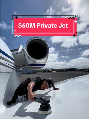 Aircraft oil changes are about much more than simply replacing old oil. During an oil service, technicians must access engines, service panels, and surrounding components. Even when the maintenance itself is completed correctly, residual oil can sometimes remain on engine nacelles, belly panels, landing gear components, or nearby surfaces. Unlike automotive oil, aircraft turbine oil is exposed to extreme temperatures and operating conditions. If oil residue is left on the aircraft, it can attract dirt, dust, soot, and other contaminants that make inspections more difficult and can accelerate cosmetic deterioration over time. This is why many operators schedule a post-maintenance cleaning after major service events. A proper cleanup allows technicians and pilots to more easily identify fresh leaks, inspect components, and maintain the aircraft’s appearance and value. Removing oil contamination requires specialized procedures. Water alone is ineffective because oil and water do not mix. Instead, technicians use aviation-approved solvent degreasers to break down oil residue, carbon buildup, and exhaust staining before performing a complete exterior cleaning. Particular attention must be paid around landing gear systems, flight controls, sensors, and engine components. Using the wrong chemical or application method can damage finishes, compromise sensitive parts, or create additional maintenance concerns. A clean aircraft is not just about appearance. In aviation, cleanliness plays an important role in inspection accuracy, corrosion prevention, asset preservation, and overall operational readiness. #aircraftdetailing #aviation #privatejet