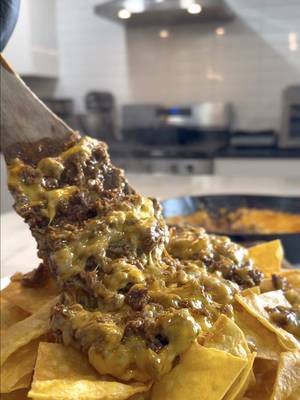 If your skillet nachos don’t make somebody say “that’s too much,” add more cheese. I don’t know who created this first so tag ‘em 🔥🔥🔥They were 💯 Skillet Nachos Ingredients: 2 lbs ground beef 1/2 white onion, diced 16 oz shredded cheese 8 oz chunky salsa 2 to 3 tablespoons taco seasoning Tortilla chips Toppings of choice Directions: Cook the ground beef and onion in a skillet over medium heat until browned. Drain if needed. Stir in taco seasoning and salsa, then simmer on low for 2 to 3 minutes. Cover the meat with shredded cheese, place a lid on top, and heat on low until melted. Spoon over tortilla chips and finish with your favorite toppings. Homemade Taco Seasoning Ingredients: 1/4 cup chili powder 1 teaspoon garlic powder 1 teaspoon onion powder 1/2 teaspoon cayenne pepper 1 teaspoon dried oregano 2 teaspoons paprika 3 tablespoons ground cumin 1 tablespoon kosher salt 2 teaspoons coarse ground black pepper Directions: Add all of the seasonings to a small coffee grinder or food processor. Pulse a few times until everything is evenly mixed and the oregano breaks down into the spice blend. Transfer the seasoning to a small airtight jar and store it in a cool, dry place. Use 3 tablespoons of this mix as a substitute for one 1.25 ounce packet of taco seasoning. For tacos, add it to your cooked meat with a small splash of water and let it simmer until the seasoning coats everything nicely. #nachos #mexicanfood #cheese #food #foodtiktok 
