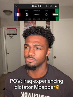 Dictator Mbappe just took over🤣 #france #iraq #FIFATiktokCreator #FIFAWorldCup #Soccer