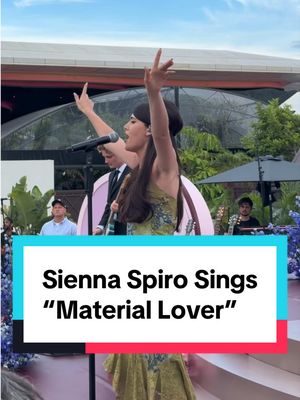 Sienna Spiro performs “Material Lover” at Spotify’s Club Côte for Cannes Lions 2026.