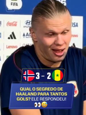 É na Premier League, é na Copa do Mundo... Haaland não para de fazer gols e aumentar seus números no futebol mundial. Após a vitória da Noruega contra o Senegal, o norueguês falou sobre o seu talento. Assista à Copa do Mundo FIFA pela CazéTV, no #DisneyPlus, sem custo adicional. #ESPN2026 #FIFAWorldCup #haaland #noruega #gols #tiktokesportes
