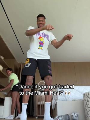 Shorts all year around now 🔥 @Giannis Antetokounmpo #miamiheat #trade #giannis #giannisantetokounmpo #NBA 