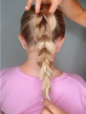 Dragon tail braid tutorial for the summer! #hairtutorial #hair #midnightsun 