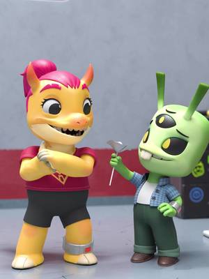 This is for you! ❤️ #runmonsterrun #rmr #cute #wholesome #animation 