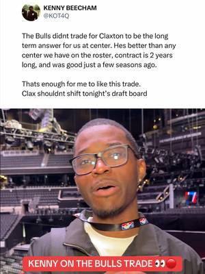 Kenny loves the addition of Nic Claxton in Chicago  👀🔴 #chicago #nbadraft #bulls 