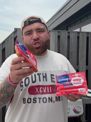 @KayemBrand just dropped off their new Cannon Fire Hot Dogs and you already know we’re putting these to the test. If you’re from New England, this one’s for you – literally. It’s available across New England for a limited time. #kayem #momentsthatmatter