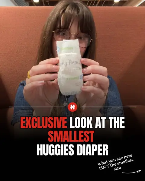 Unless you've had a baby in the NICU, you might not know how small a diaper can really be. Huggies makes preemie, micro-preemie, and nano-preemie (our smallest size!) for the incredible little fighters in the NICU.  ​ ​ #nicu #littlefighters #preemiebaby #huggies​ 