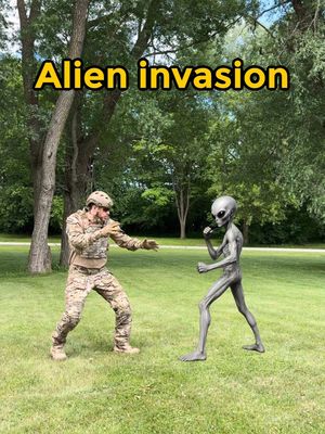 I’ll save us from the aliens with @Black Rifle Coffee Company  #haha #laugh #viral #comedу #jokes 