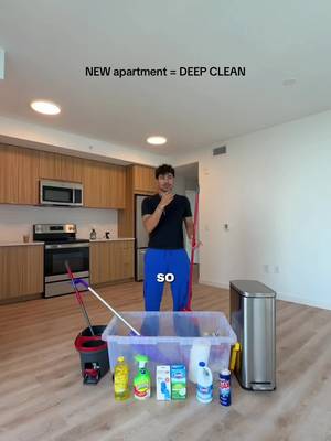 You don’t move in when you get the keys…you move in once the deep clean is done #newhome #newapartment #apartmenttour #deepclean #cleaning 