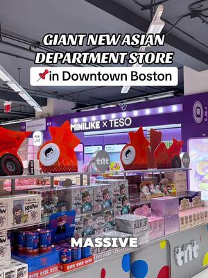 ✨TESO Life GRAND OPENING THIS WEEK✨— I’m soo excited that one of my favorite Asian department stores is coming to Boston this week!! @TESO Life is opening right in downtown on Friday, and as a part of their grand opening event 6/26-6/28 they’ll have: ✨Free monkey fan with every purchase ✨Free Monkey Fan + Snack Bag when you spend $50+ ✨ Free Monkey Fan, Monkey Keychain + Surprise Gift Bag when you spend $100+ It was honestly so fun checking out all the products — some of my go-to’s here are the Fino hair mask, Keana rice pack, and snacks! 📌 459 Washington Street, Boston Open 11AM-9PM every day Follow for more Boston food and things to do! #TESOlife #tesolifepaidpartnership #TESOLifeBoston #sachaeats #bostonblogger