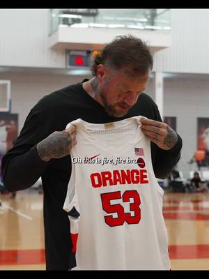 New addition to the roster? @Jelly Roll #cuse #syracuse #basketball #collegebasketball #jellyroll