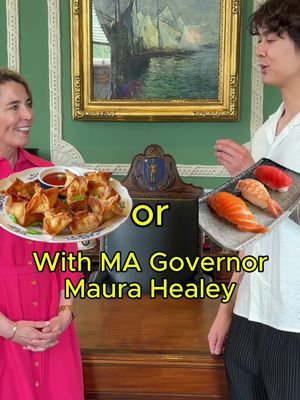 Asking Governor Maura Healey to rank her fav Asian dishes 🥢