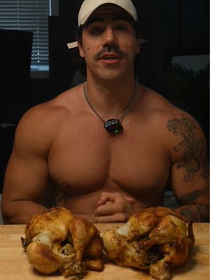 Double Rotisserie Chicken Mukbang 🔥😂 #mukbang #chicken #rotisserie 