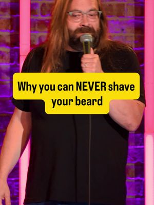 Never shave your beard gentlemen. NEVER! #comedy #beard #standup 