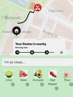 so close you can almost taste it 🌮 #fragrantica #taco #doordash #delivery 