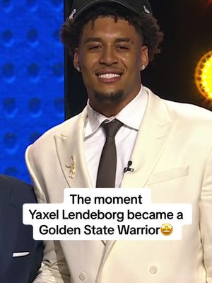 We’re feeling ALL the emotions 💛💙  #NBADraft #yaxellendeborg #emotional 