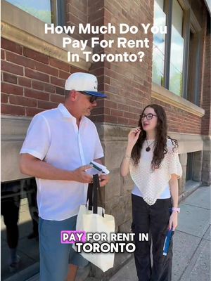 Chexy hit the street to ask strangers how much they pay for rent in Toronto🎤👀 | #streetinterview #chexy #rent #toronto 