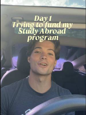 Day 1! Trying to fund my study abroad program this Fall! Wish me luck! #studyabroad #student 