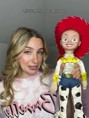 The first Jessie doll vs the newest Jessie doll for Toy Story 5! #toystory5 #toystoryjessie #movietok #nostalgia #toystory 