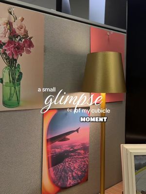 POV: I finally gave my office cubicle the upgrade it deserved. ✨ I added inspirational quotes to keep me motivated, upgraded my setup with a new computer mat, keyboard, and monitor riser, and brought in a framed photo of me and my significant other to make the space feel a little more like home. 🖤 The finishing touch? A cozy little lamp that completely changed the vibe. It’s amazing what a few small changes can do for your mood and productivity during the workday! Now my cubicle feels less like a workspace and more like my space. 💻✨ #BlackGirlOffice #BlackWomenAtWork #CorporateGirlie #CubicleMakeover #OfficeInspo               