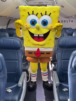 from Bikini Bottom to Adventure Bay and beyond, Delta and @Paramount+ bring a hit lineup of kids & family entertainment right to your seatback, so the whole crew stays happy from wheels up to touchdown #deltaairlines #paramountplus
