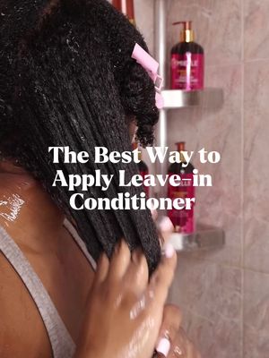 How do you apply your leave-in conditioners? Applying leave-in conditioner on soaking wet hair in the shower has given me the best results and is my go to method for ensuring my hair is moisturized before leaving the shower.  In this video I am using @Mielle Pomegranate and Honey leave-in conditioner which is one of my favorites. #leaveinconditioner #naturalhaircare #healthyhairroutine #creatorsearchinsights 