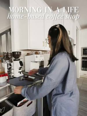 Morning in a life of a small home-based coffee shop ☕️☀️ #cottagelicensed #coffee #coffeeshop #homebasedbusiness #espressobar 