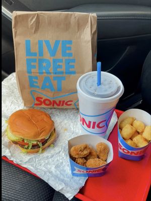  Trying Sonic $7 Big Deal Meal @SONIC Drive-In  #SONICPartner #fastfood #buger #newfood #sonic