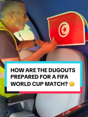 Behind the scenes at Kansas City Stadium 🏟️ A closer look at how team dugouts are prepared ahead of a #FIFAWorldCup matchday 🙌