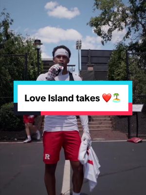 We got Corbin at home 😂😂#LoveIsland #rutgersuniversity #rutgersfootball 