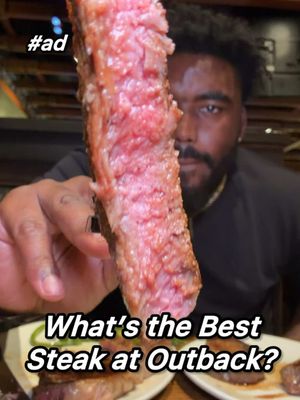 #ad Today we’re locked in to figure out what’s THE BEST cut of Steak you can find at @Outback Steakhouse. Use code “DONTWAIT10” to get 10% off your next Outback steak night! #OutbackPartner #NationalSteakhouseMonth #PropaGoodSteak