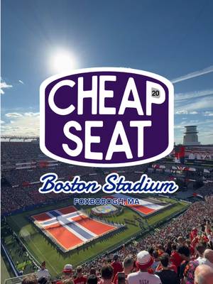 Cheap Seat: Boston Stadium (normally Gillette Stadium), the home of the 2026 FIFA World Cup (normally the New England Patriots) ⚽️🏆 In this series, I’m trying to find the single worst seat at every stadium I visit! Where should I check out next? #Soccer #soccertiktok #tiktokchallenge #worldcup2026 #fifaworldcup 