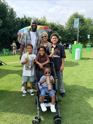 A fun day with the family - learning, saving and growing together 💚 #ad #CashAppPartner @Cash App  Cash App is a financial services platform, not a bank. Banking services provided by Cash App’s bank partner(s). Savings provided by Cash App, a Block Inc. brand. Parents and legal guardians can open a managed account for kids 6-12. To view the eligibility requirements for sponsoring a teen or child, please visit the Sponsored Accounts section of the Cash App Terms of Service. Cash App will pass through a portion of the interest paid on your savings balance held in an account for the benefit of Cash App customers at Wells Fargo Bank, N.A., Member FDIC. To earn interest on your Cash App savings balance, you need to have sponsor approval. Exceptions may apply. Savings yield rate is subject to change.