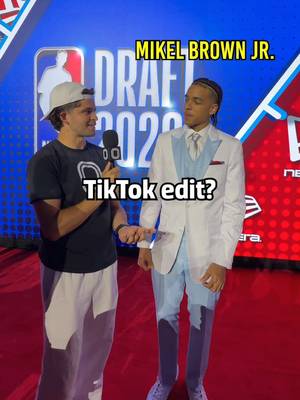 6th Overall Pick Mikel Brown Jr. 🐐 @0. @H00PIFY #mikelbrownjr #edit #nbadraft #brooklynnets 
