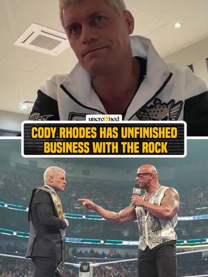 Cody Rhodes still has a story to finish with The Rock 🤨 #HelwaniShow