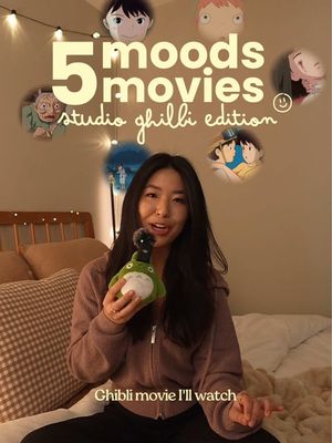 what’s your favorite Ghibli movie? 😌☁️🫶🏼 #studioghibli #movierecs #comfortcreator #homebody #cozymovies 