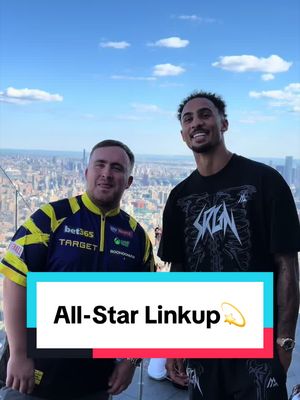Ben Whittaker and Luke Littler on The Edge in New York💫 #benwhittaker #lukelittler #boxing #matchroomboxing  