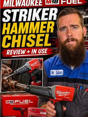 The new @Milwaukee Tool M18 FUEL Striker CAN replace that old air hammer. #Milwaukee #mechanicsofTiktok #mrsubaru1387 #tooltok #tiktokautocampaign 