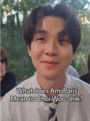 #ChoiWooshik talks about what @Ami Paris means to him ahead of its spring 2026 show in Paris.  Video: Rhonda Richford