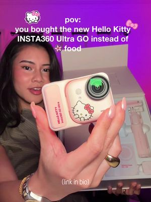 was she worth it👀 @insta360_official 💗use code BAEBYSHAA or link in bio to get yours for up to 21% off + FREE Hello Kitty gifts on select GO Ultra bundles #Insta360 #insta360GOUltra #Insta360HelloKitty #PRhaul #microinfluencerjourney